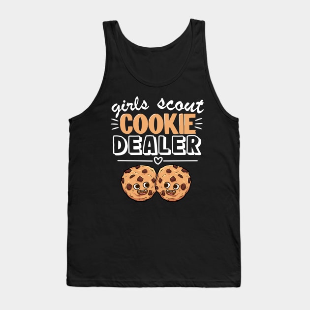 Cookie Chaos Coordinator Funny Scout Cookie Dealer Tank Top by Kuehni